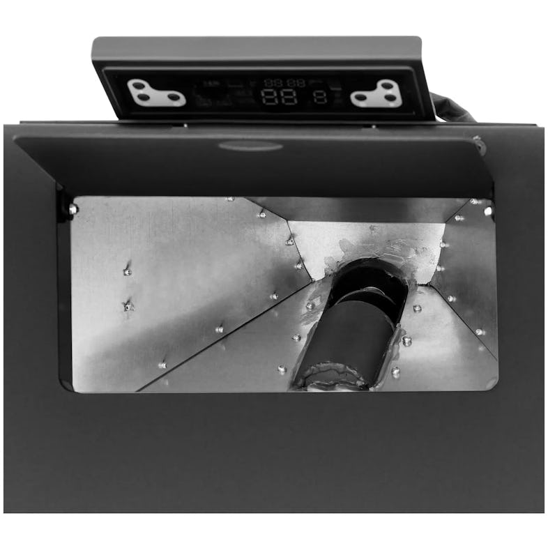 MSW Estufa de pellets - 6 kW - para 50–150 m³ - 5 niveles - temporizador